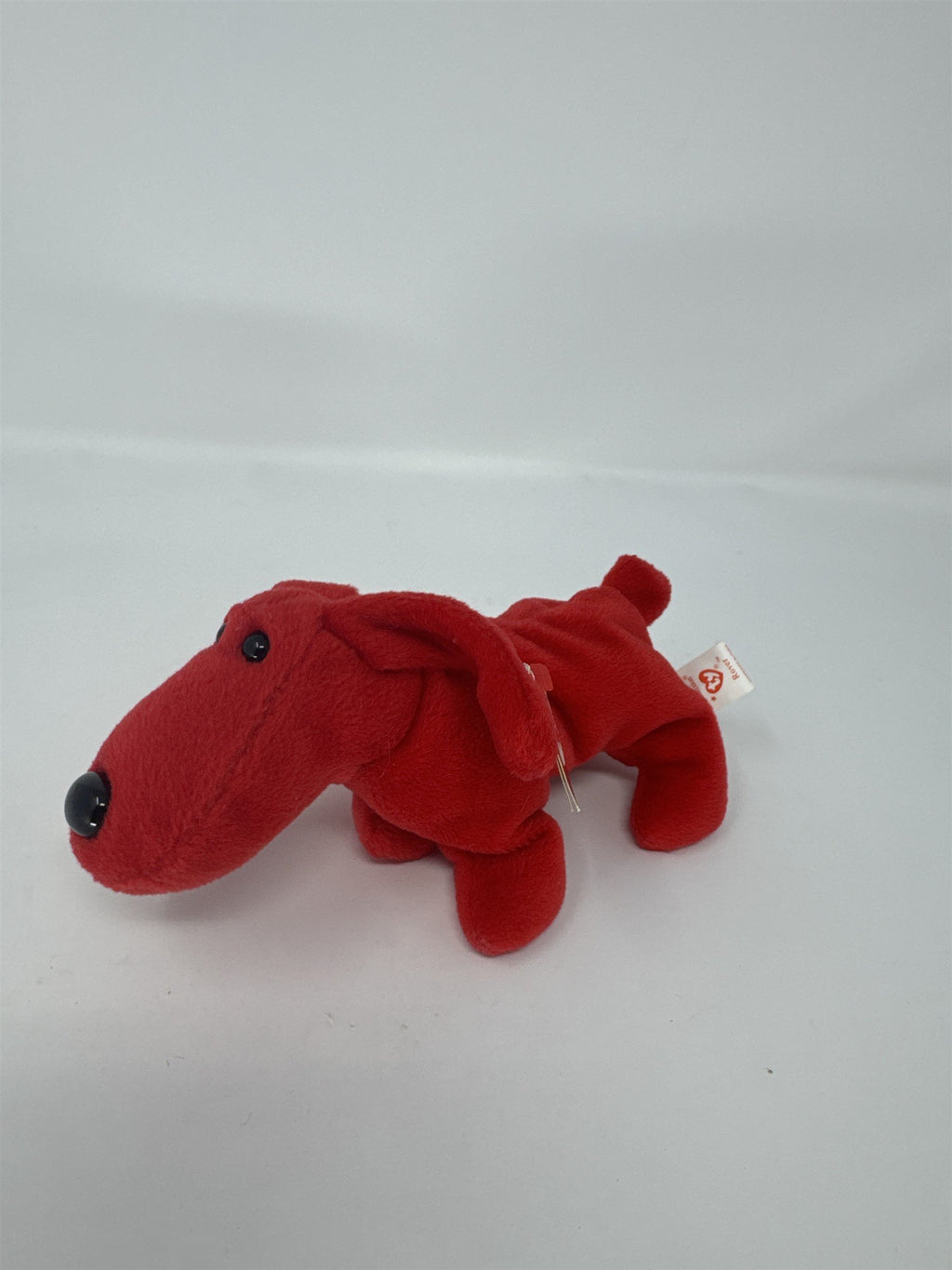Ty Beanie Baby Rover Red Dog Plush 1996 Retired Vintage Soft Toy Heart Tag