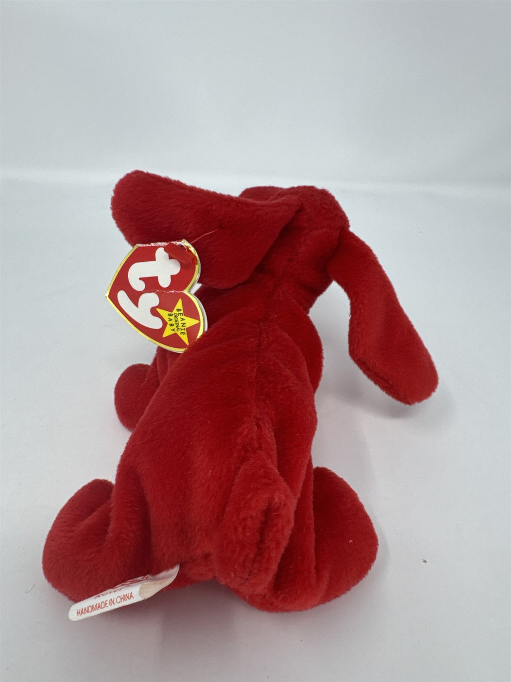 Ty Beanie Baby Rover Red Dog Plush 1996 Retired Vintage Soft Toy Heart Tag