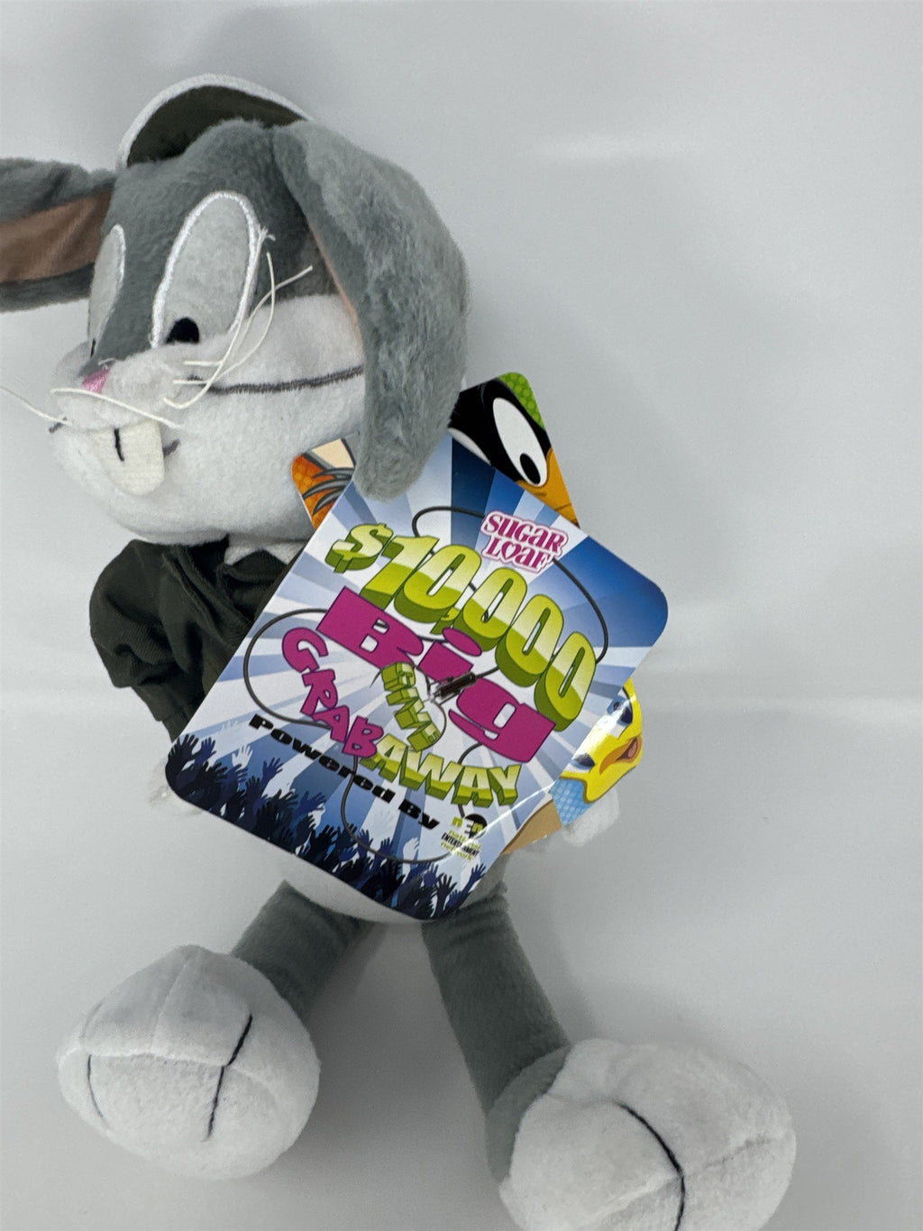 Looney Tunes Bugs Bunny Military Pilot Plush 15" Sugar Loaf Bomber Jacket
