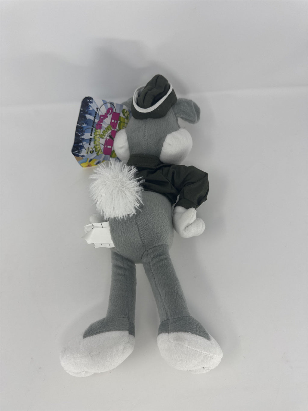 Looney Tunes Bugs Bunny Military Pilot Plush 15" Sugar Loaf Bomber Jacket