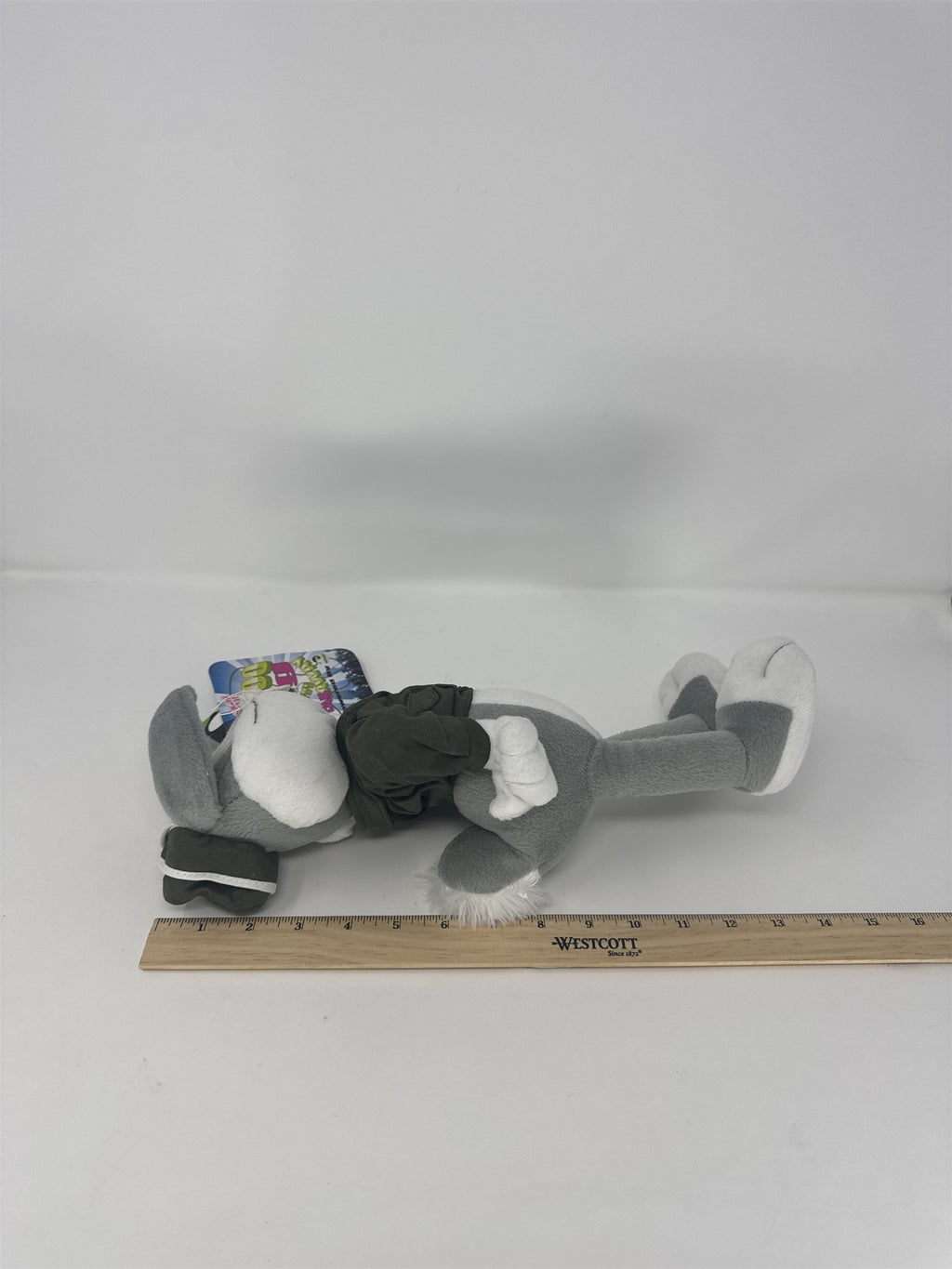 Looney Tunes Bugs Bunny Military Pilot Plush 15" Sugar Loaf Bomber Jacket
