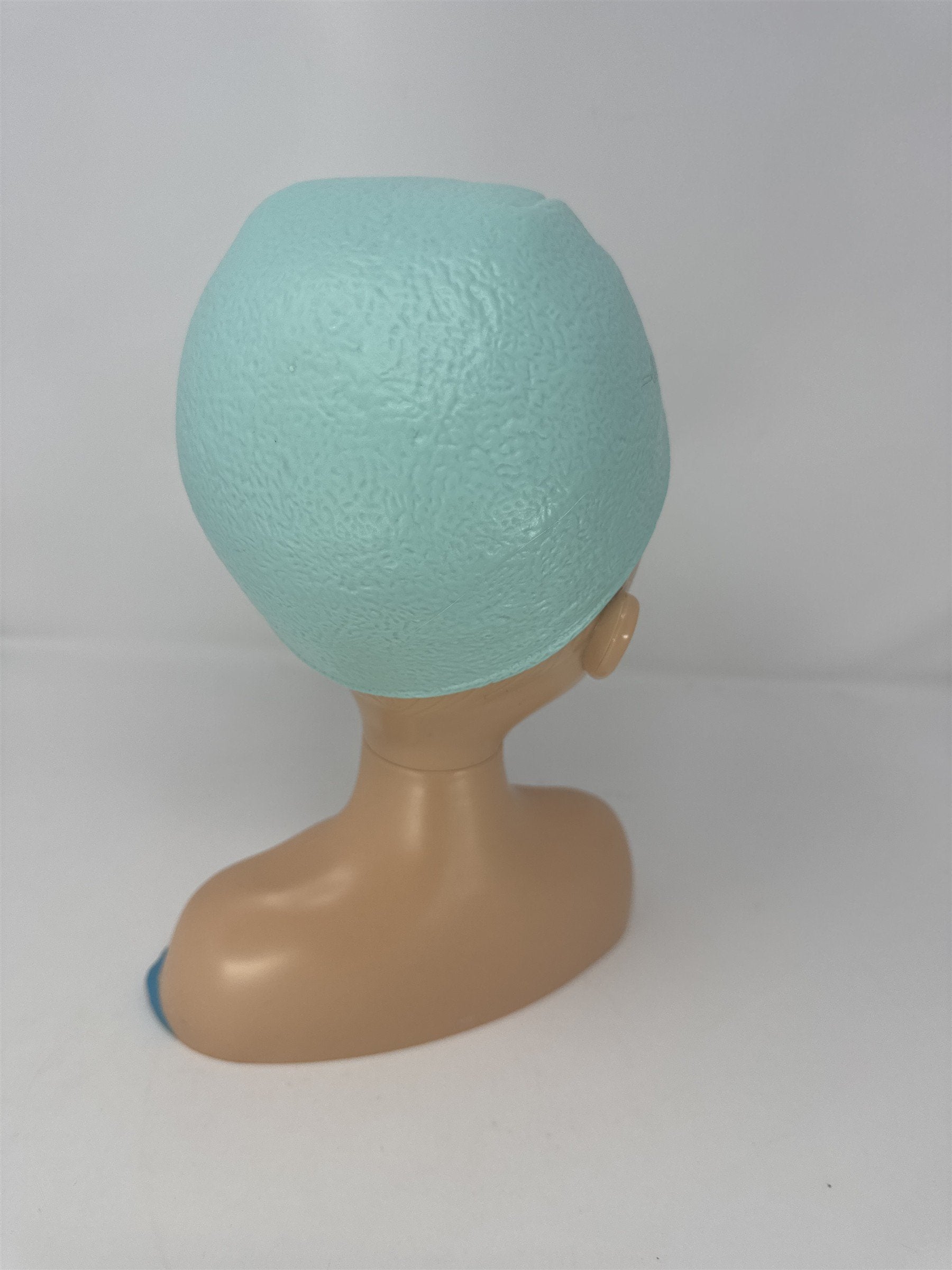 Spin Master Liv Doll Styling Head 2011 Blue Eyes Teal Swim Cap Mannequin 10"