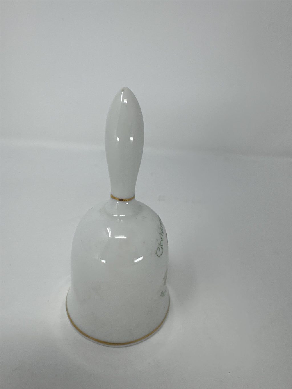 Vintage 1980 Christmas Keepsake Porcelain Bell WWA Inc. 5" Child Drummer Dog