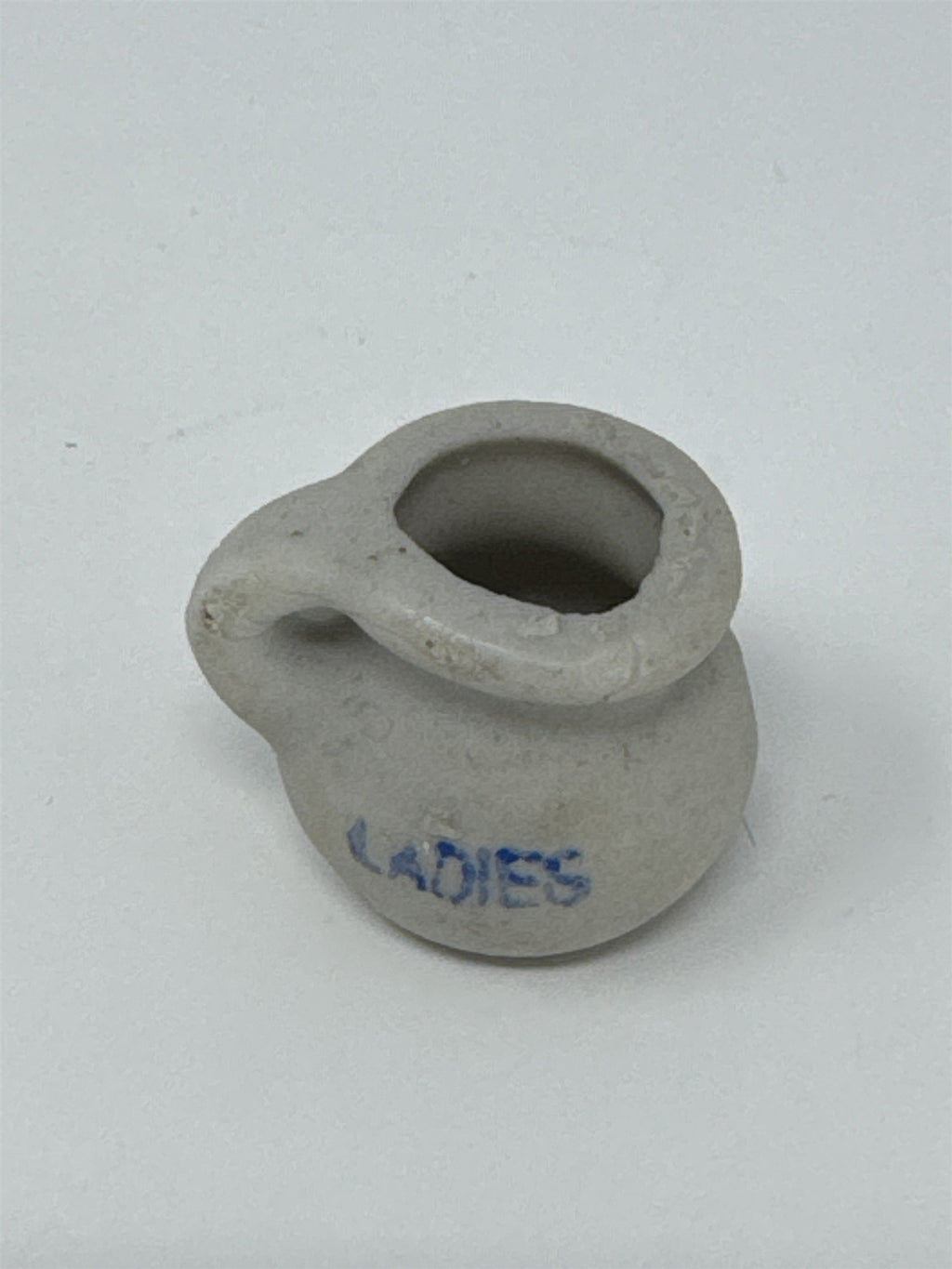 Vintage Miniature Porcelain Chamber Pot Japan Dollhouse Accessory Ladies