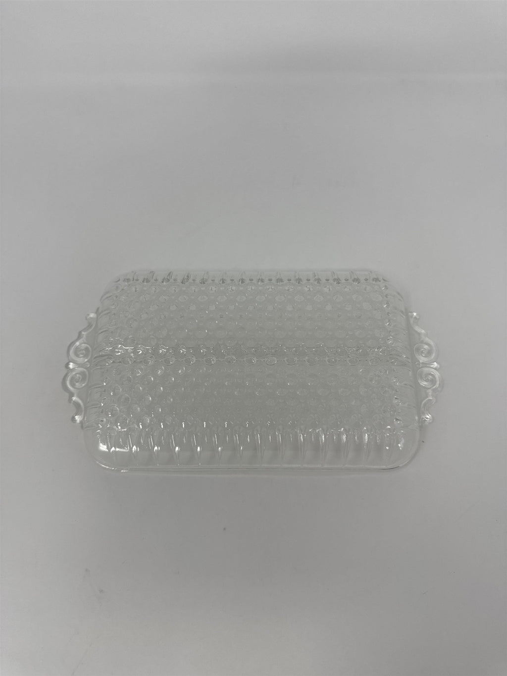 Vintage Anchor Hocking Wexford Clear Glass Divided Relish Dish Tray Hobnail