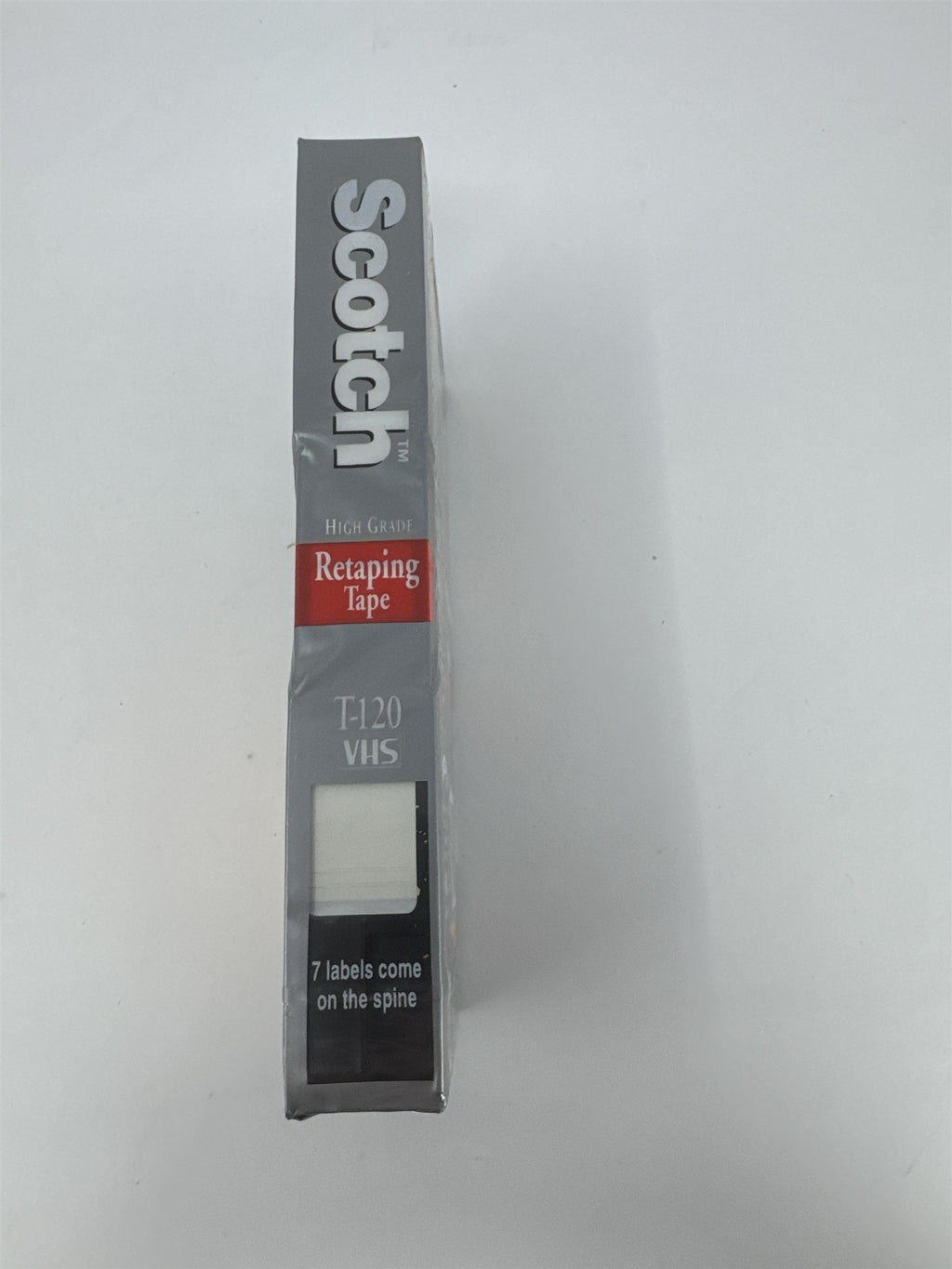 Scotch T-120 High Grade Retaping VHS Tape 1-Pack New Sealed Blank Media 3M
