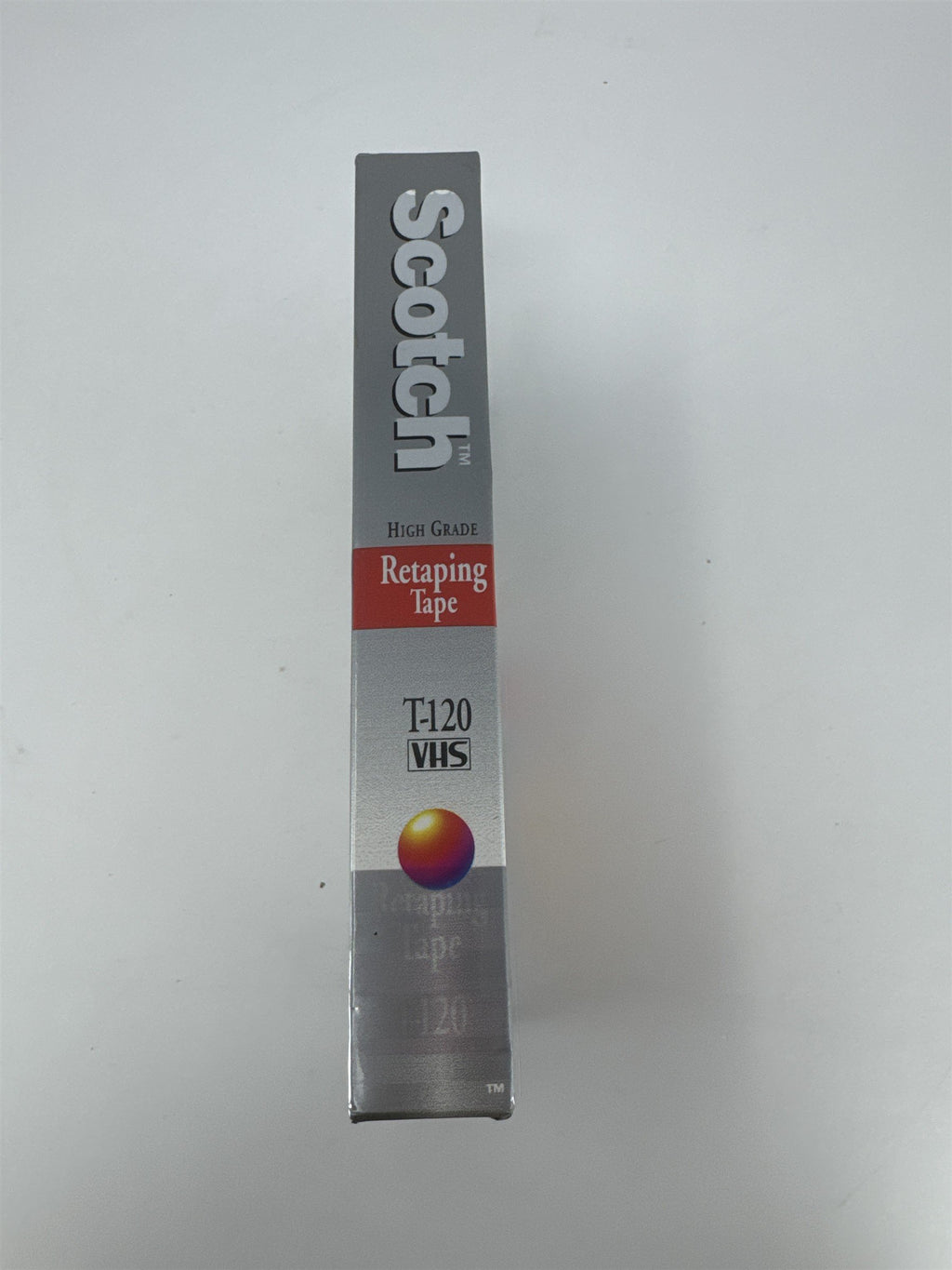 Scotch T-120 High Grade Retaping VHS Tape 1-Pack New Sealed Blank Media 3M