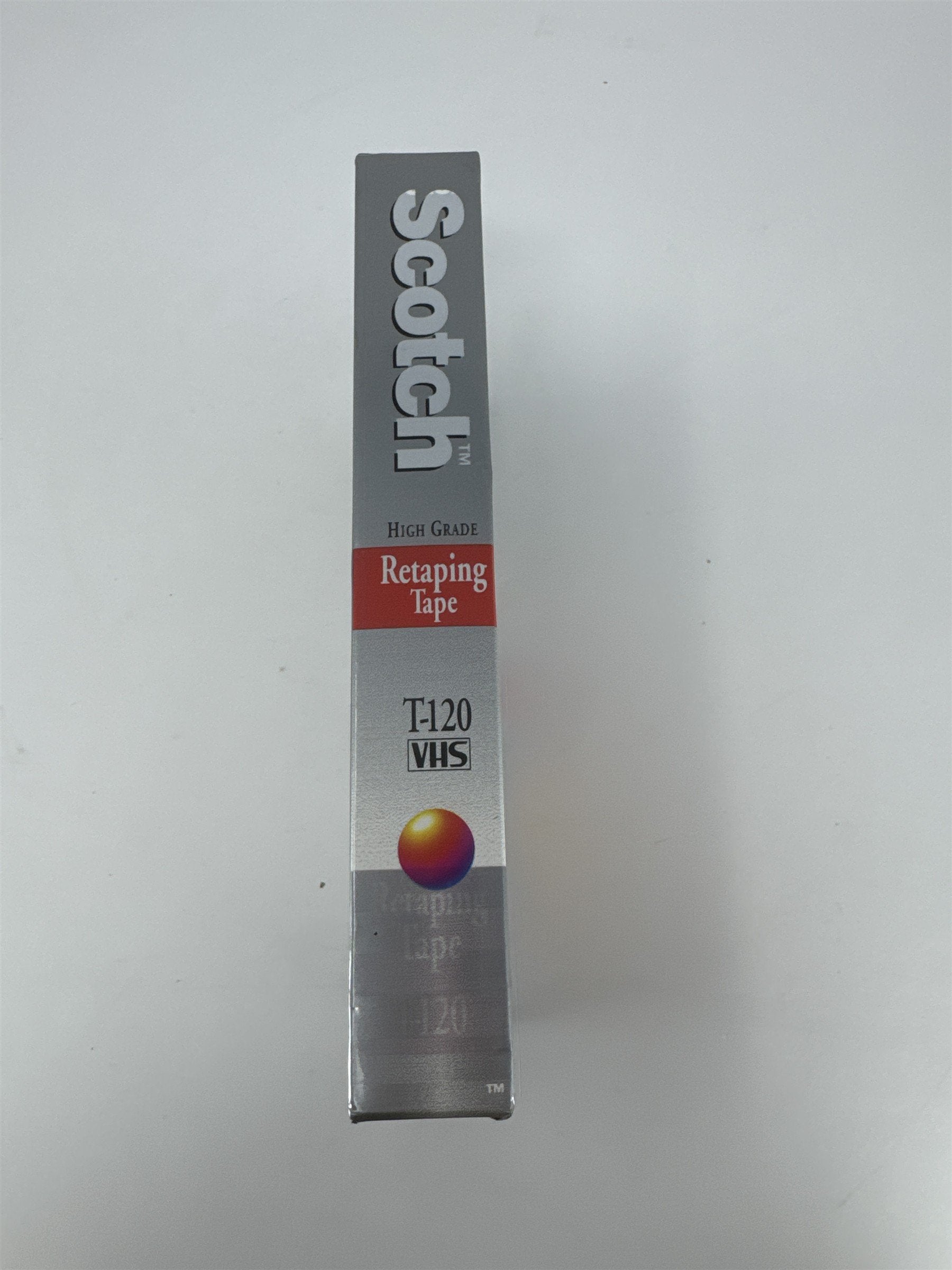 Scotch T-120 High Grade Retaping VHS Tape 1-Pack New Sealed Blank Media 3M