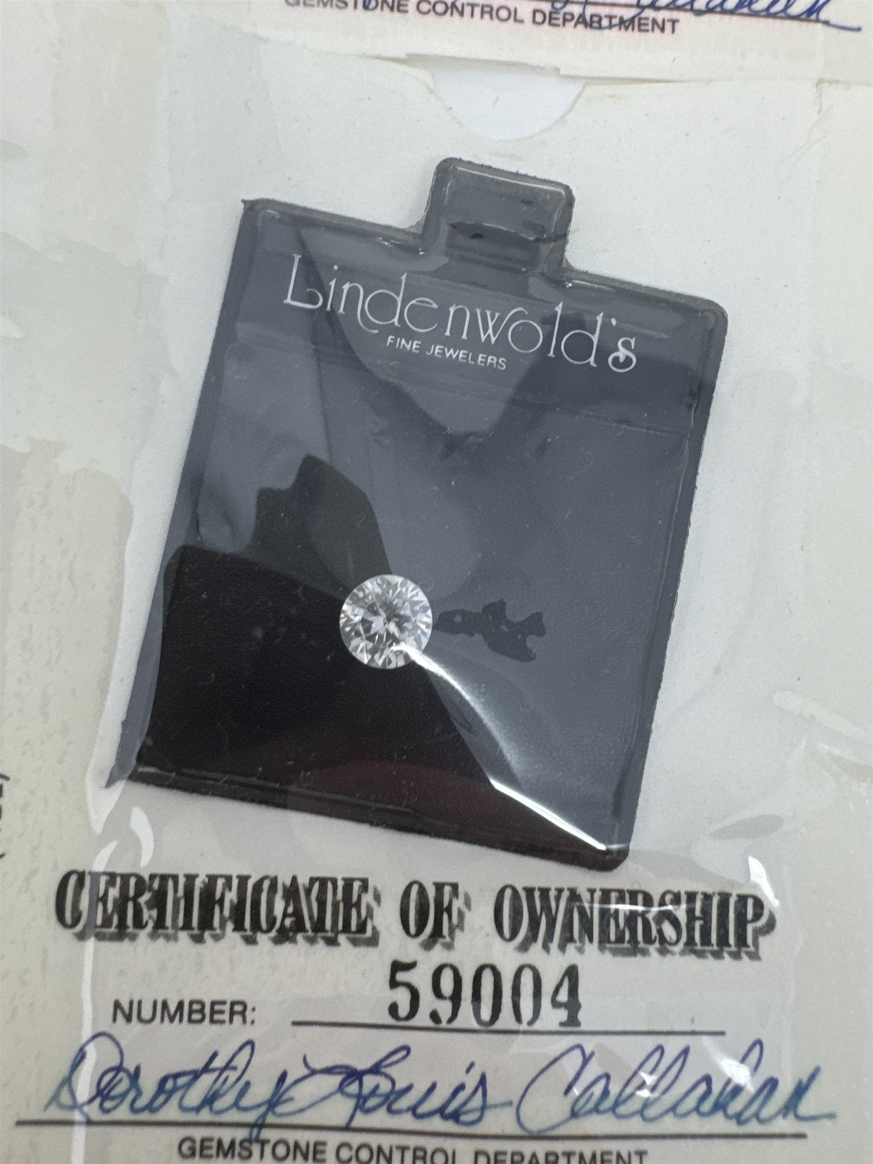 Lot 10 Lindenwold Fine Jewelers Cubic Zirconia Loose Stones CZ Certificates Box