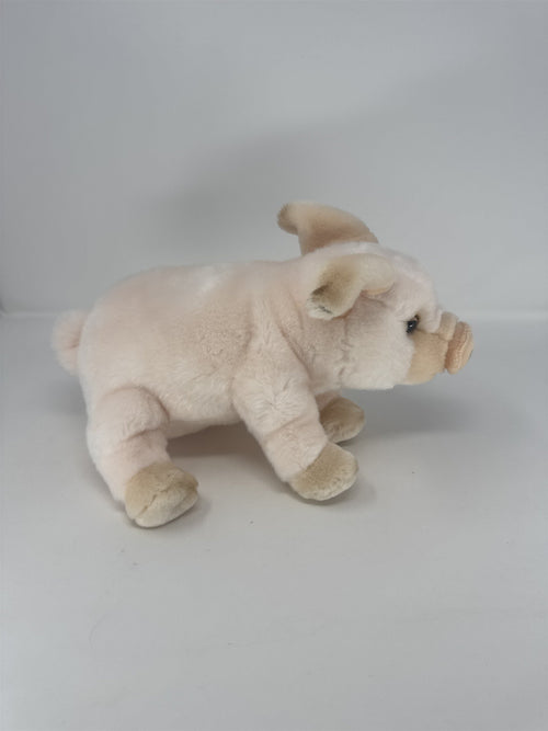 Ganz Webkinz Pink Pig Plush 8" Stuffed Animal Toy W Paw Logo No Code