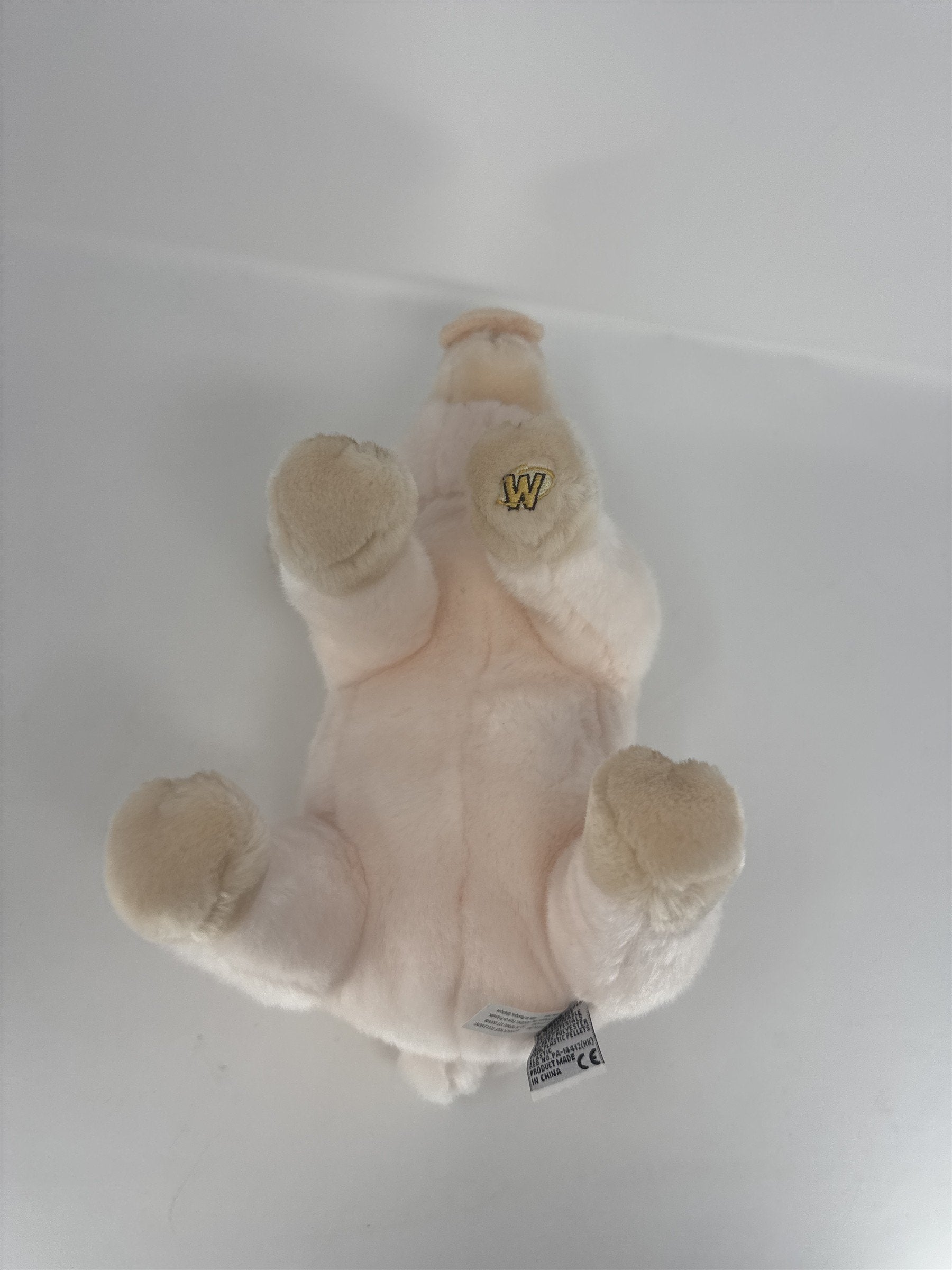 Ganz Webkinz Pink Pig Plush 8" Stuffed Animal Toy W Paw Logo No Code
