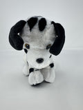 Classic Toy Co Dalmatian Plush 9" Stuffed Animal Dog Black White Red Collar