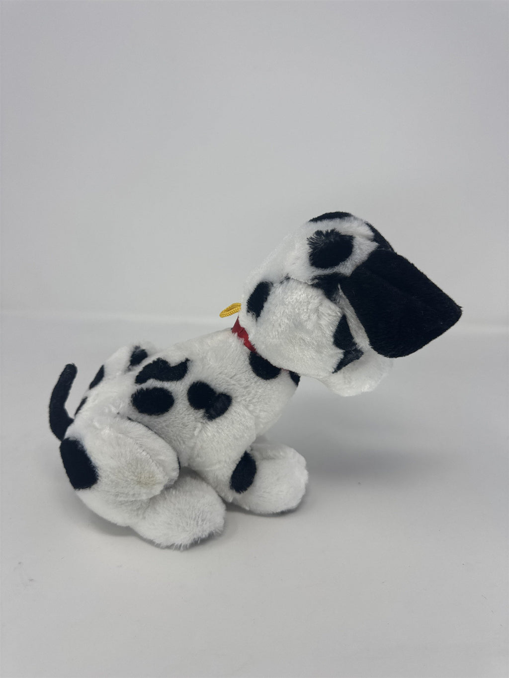 Classic Toy Co Dalmatian Plush 9" Stuffed Animal Dog Black White Red Collar