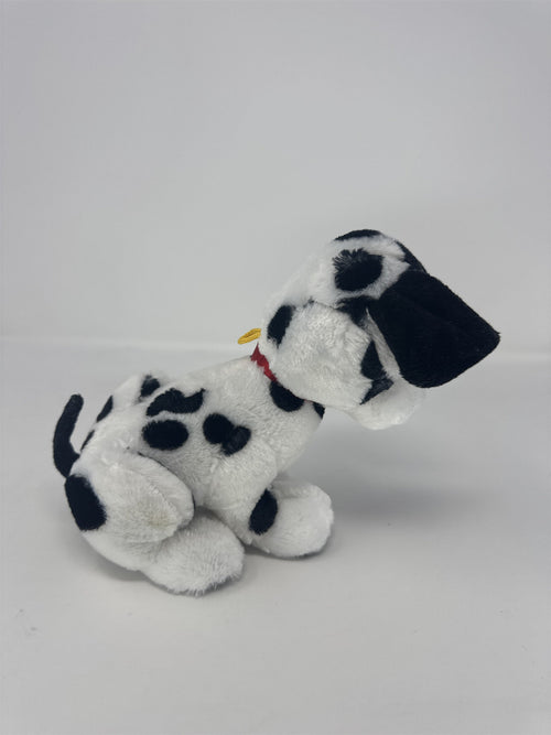 Classic Toy Co Dalmatian Plush 9" Stuffed Animal Dog Black White Red Collar