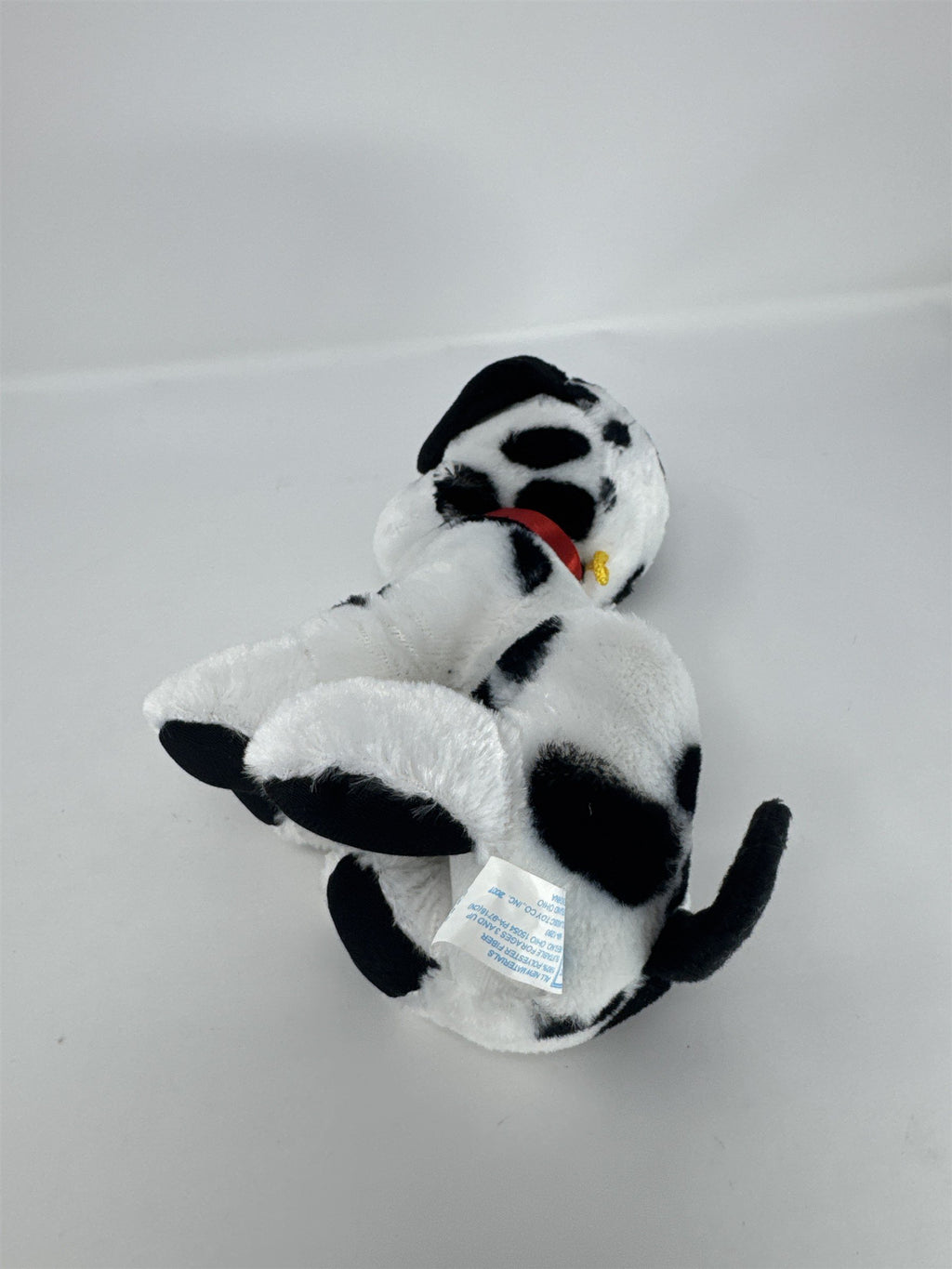 Classic Toy Co Dalmatian Plush 9" Stuffed Animal Dog Black White Red Collar