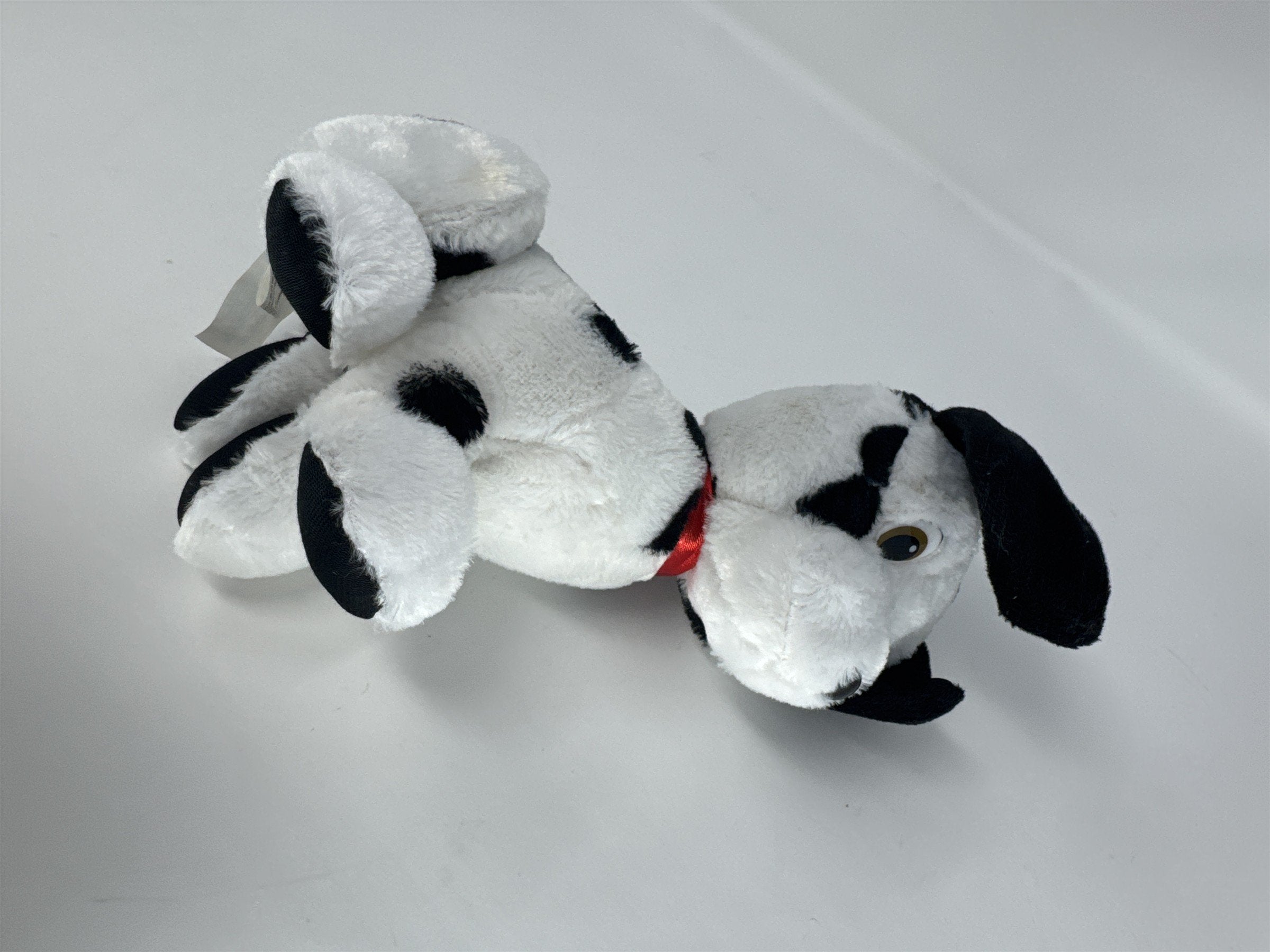 Classic Toy Co Dalmatian Plush 9" Stuffed Animal Dog Black White Red Collar