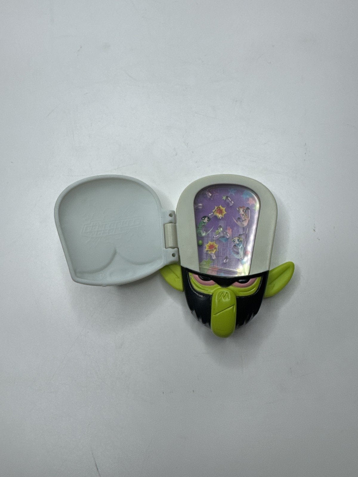 Vintage Powerpuff Girls Mojo Jojo Compact Toy 2002 Burger King Cartoon Network G