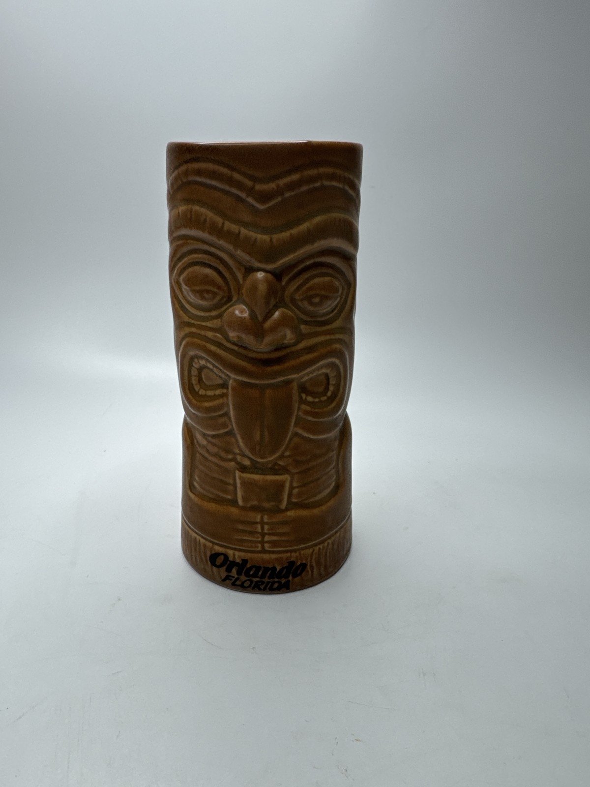 Chiki Tiki Mug Orlando Florida Ceramic Tiki Bar Cup Polynesian Decor Collecti